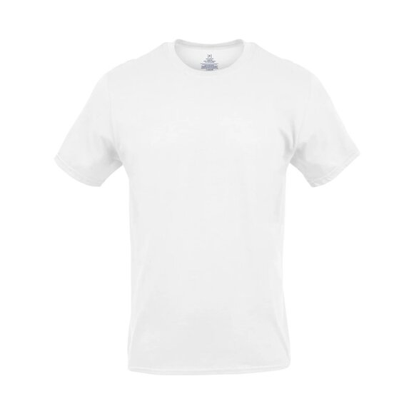 George Men's Cotton Stretch White Crewneck Tees, 3-Pack, Size Medium (38-40) - Picture 3 of 4